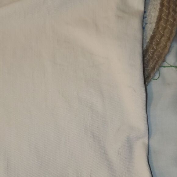 ZARA basic  denim ivory jeans - Picture 10 of 16